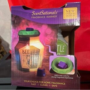 Fragrance Warmer - Green and Purple